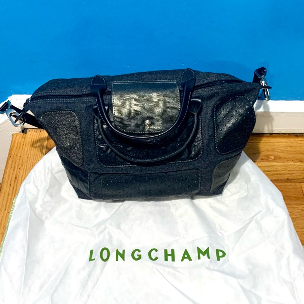 NWOT Longchamp le Pilage patch handbag.
